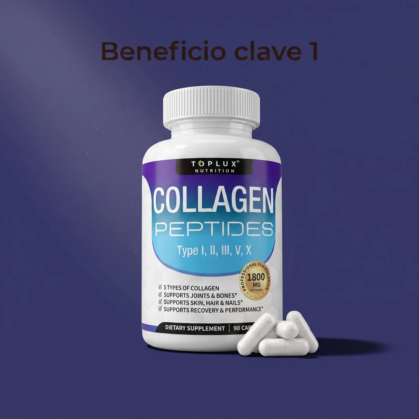 COLAGENO 5 EN 1 COMPLEX - 90 CAPSULAS