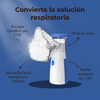 Nebulizador Respiración Portátil Recargable